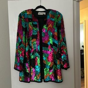 Black Tie Oleg Classic Sequence Blazer